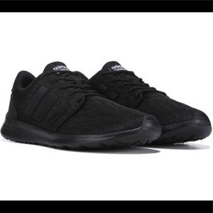 Black Adidas cloud foam sneakers